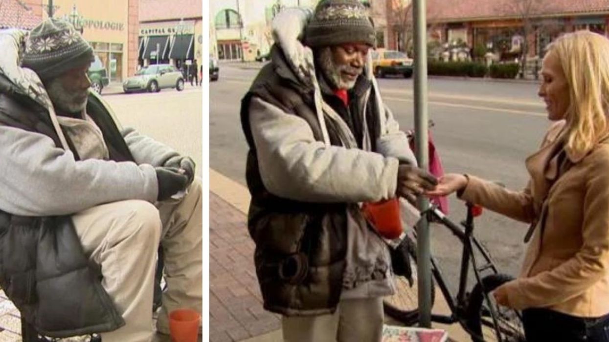 Woman Loses Engagement Ring In Homeless Man's Change Cup - He Returns It