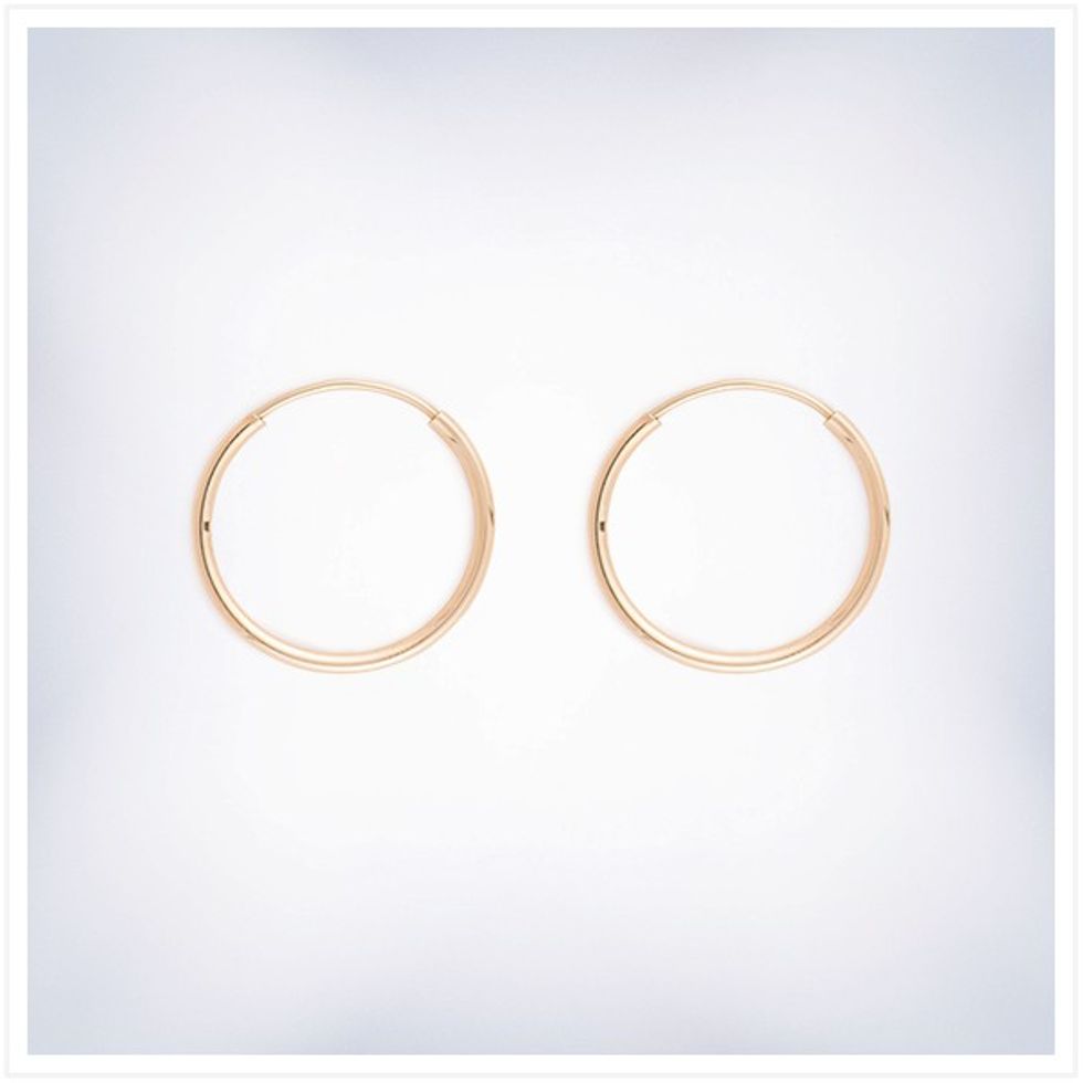 Hoop earrings gift