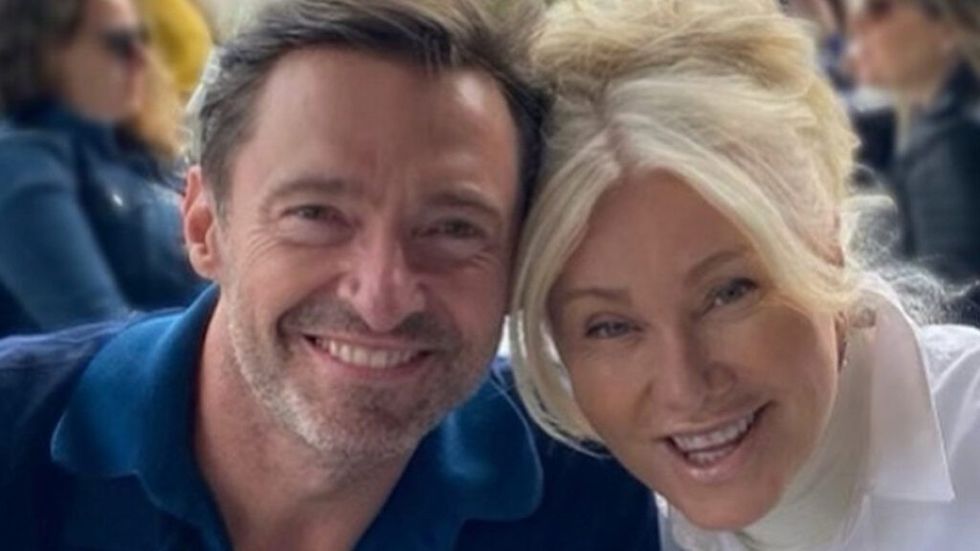 How Hugh Jackman and Deborra-Lee Furness instagram photo