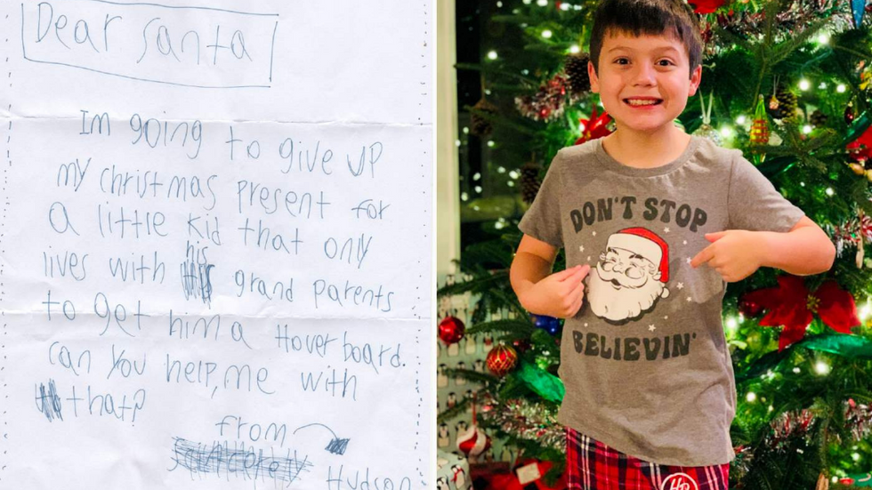Young Boy Surprises Parents and Gives Up Hoverboard For Christmas To Cheer Up Grieving Orphan