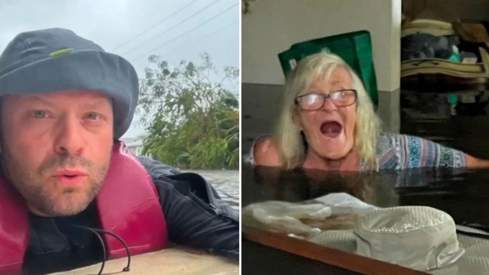 Florida Woman Has Water Up to Her Chest During Hurricane Ian - Her Son Swam Half a Mile and Saves Her Life