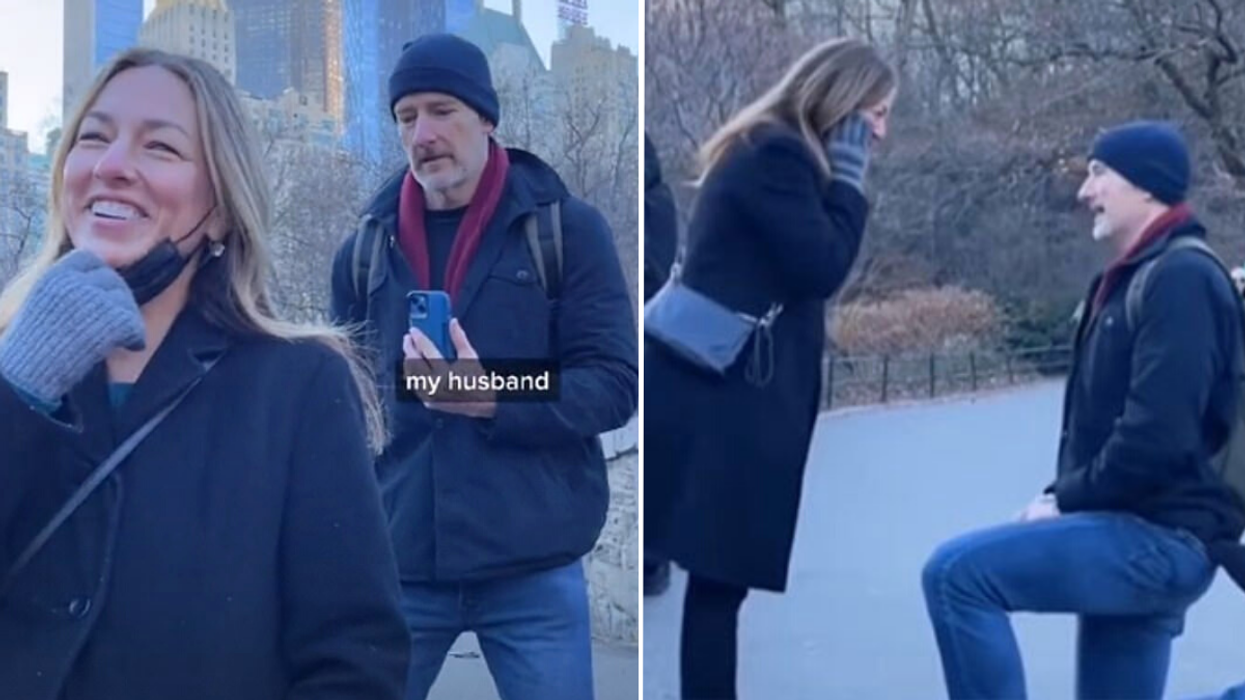 Wife Poses For Photo During Vacation When A Man Enters The Shot - What He Did Next Surprised Her