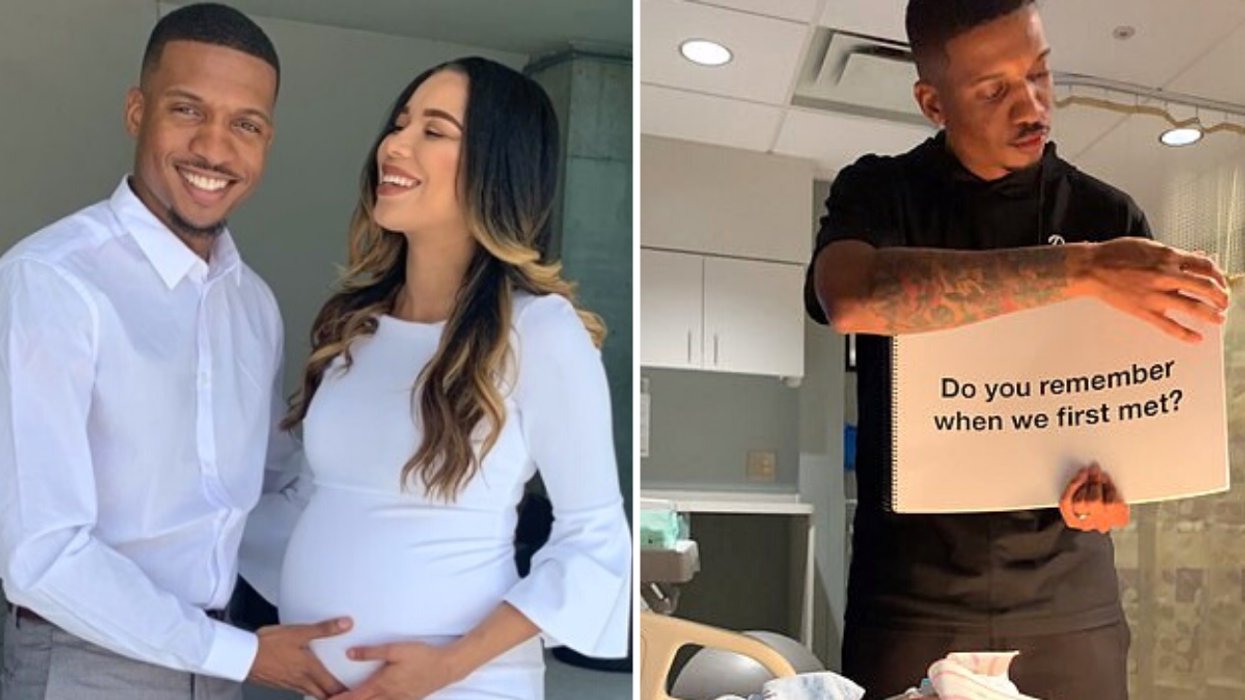 New Mom Is Terrified about Having Another Miscarriage - Her Husband Steps in with a 'Corny' Save