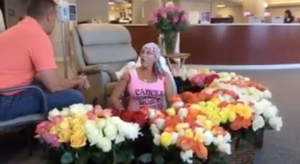 Husband wife cancer chemotherapy roses video 1024x561