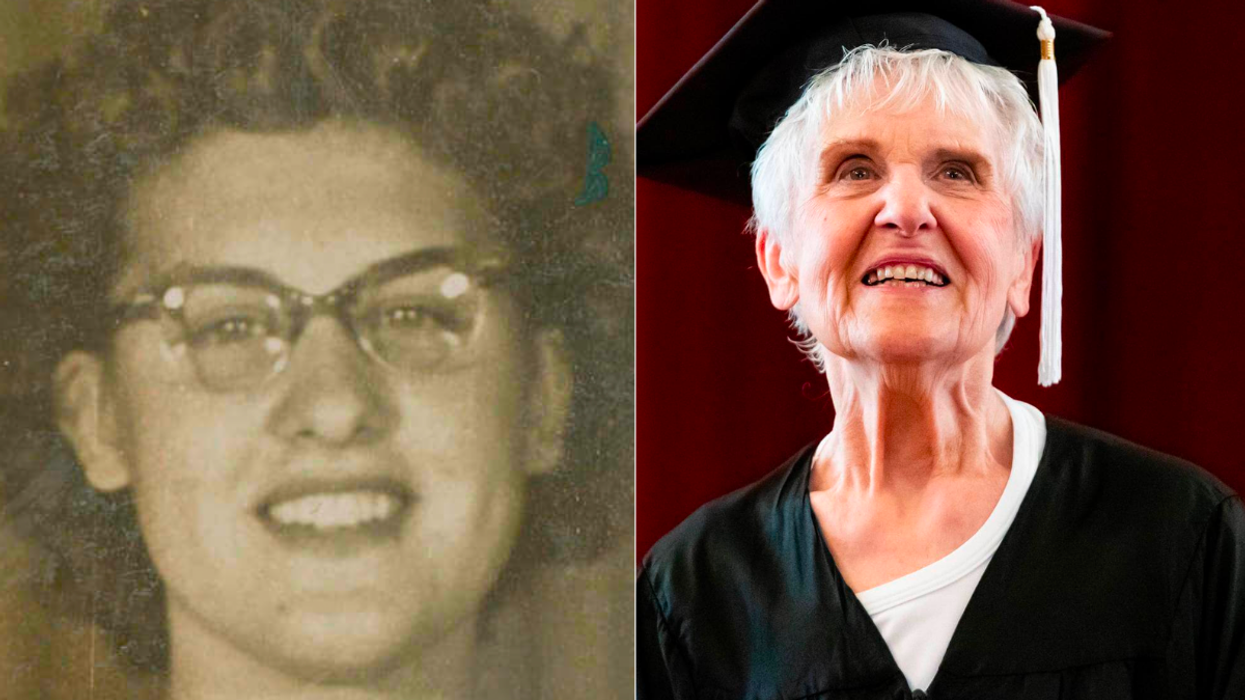 Determined Great-Grandmother Attends Online Classes From Her Retirement Home — Graduates From College at 90 Years Old