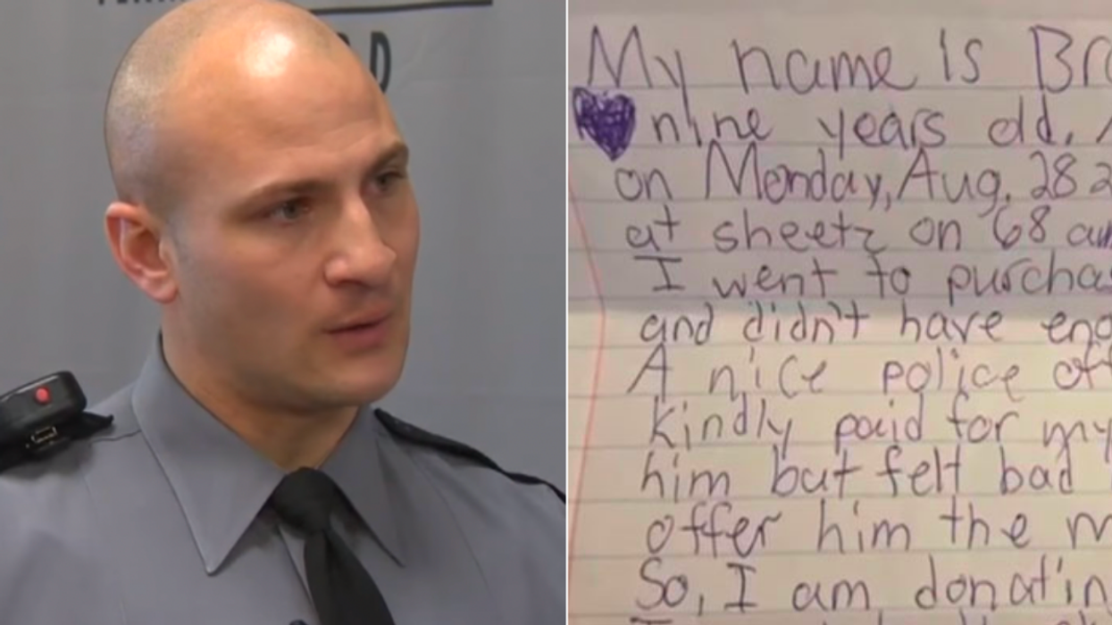State Trooper Doesn't Hesitate to Buy Donuts for Young Girl Without Money — The Letter She Sends Him Afterwards Sets off Amazing Chain Reaction