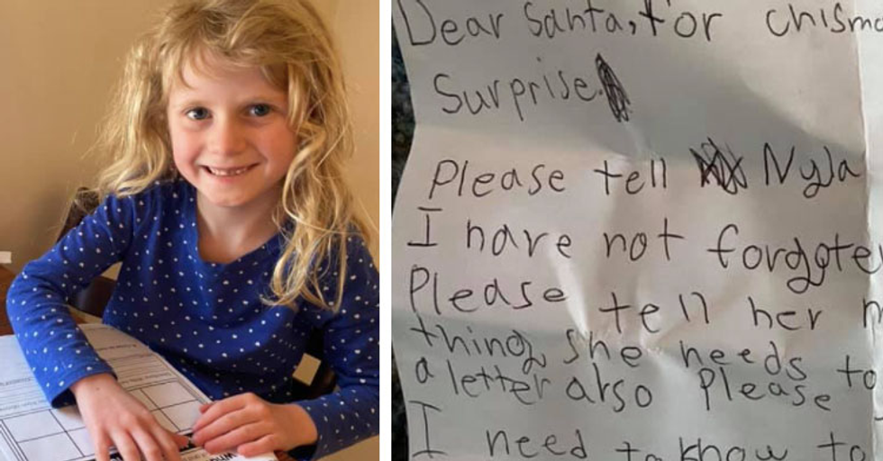 Little Girl Wishes to See Her Best Friend for Christmas — Santa Claus Makes Her Wish Come True Thanks to a Special Letter