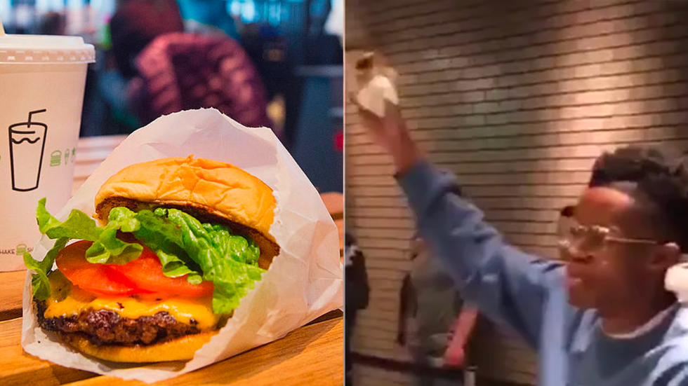 Shake Shack Workers Become Nervous When a Customer Gets up and Starts Shouting — His Message Is the Last Thing They'd Expect to Hear