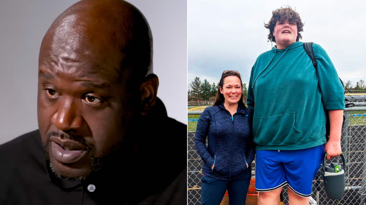 Teen Forced to Wear Crocs for an Entire Year Because He Cant Find Shoes for His Size 23 Feet Then Shaq Finds Out and Steps In