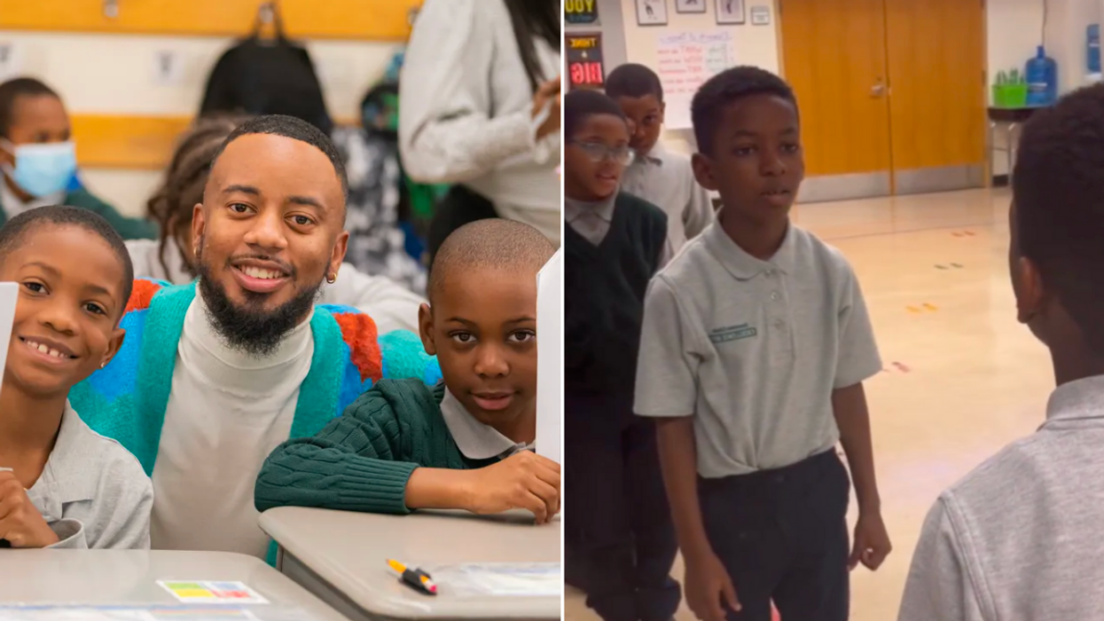 Brooklyn Teacher Teaches His Young Students to Love Themselves Through Self-Affirmations Then the Video Goes Viral and Sparks a Movement