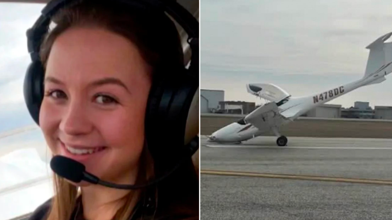 Novice Pilot Doesnt Notice the Wheel Falling off the Plane During Takeoff Heroic Pilot on the Ground Takes Notice and Saves Her Life