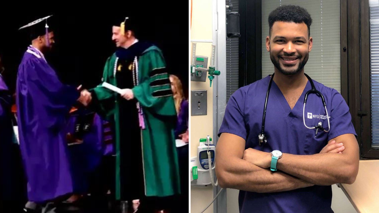 Immigrant Janitor Graduates From Nursing School - And Works at the Same Hospital He Used to Clean