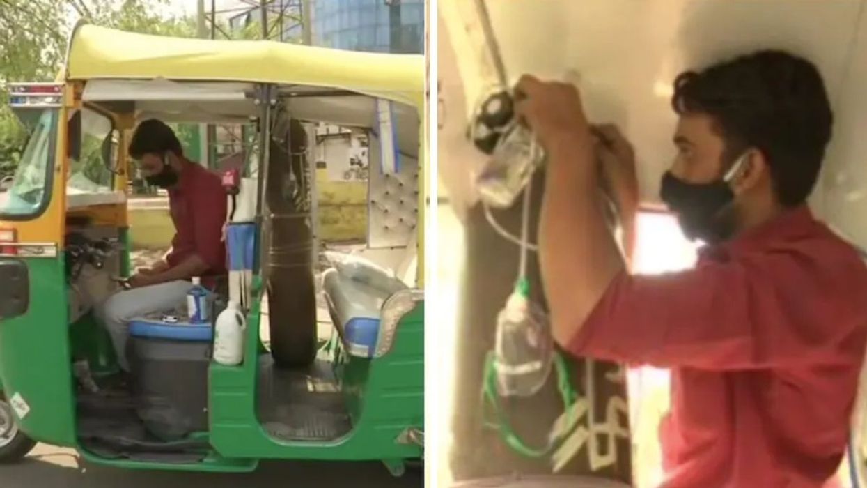 Indian Man Turns Vehicle Into Ambulance To Save Strangers Amidst COVID Devastation
