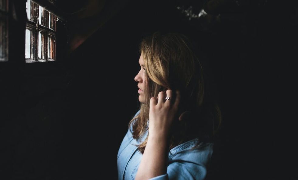 insecurity holds back a young woman