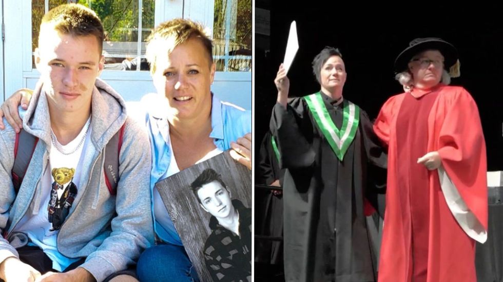 Inspired by Her Sons Dying Wish, Woman Graduates From College in His Place With the Highest Rank