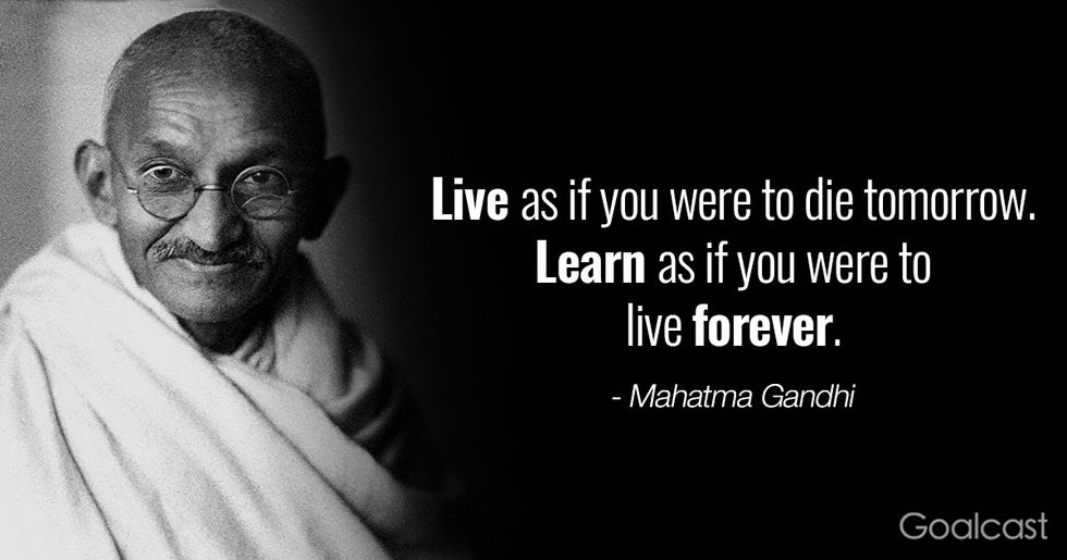 inspiring Gandhi quotes - Live learn