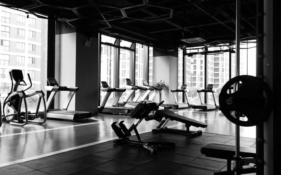 interior of an empty gym