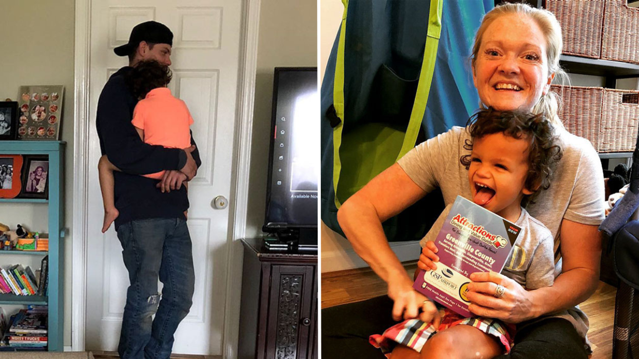 Technician Notices Womans Fussy Toddler When He Goes to Set Up Their Internet - His Response to Her Child Overwhelms Her