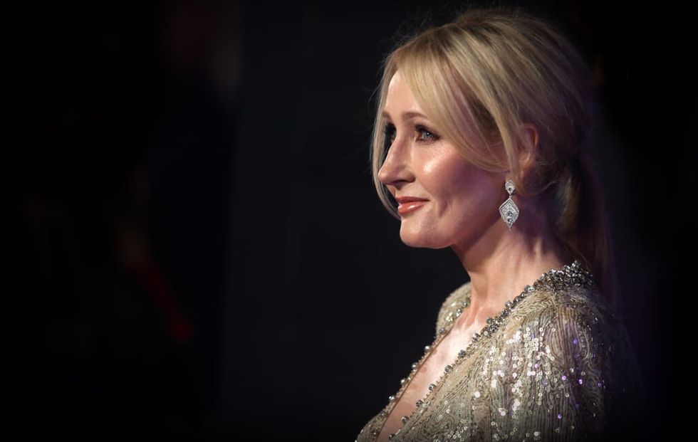 J.K. Rowling attends the European premiere of
