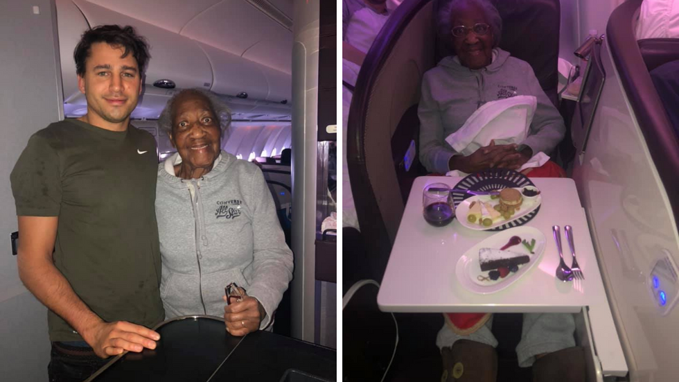 Man Gives Up First-Class Seat So 88-Year-Old Woman Can Fulfill Lifelong Dream