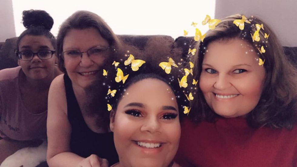 Jackie Lang with her family