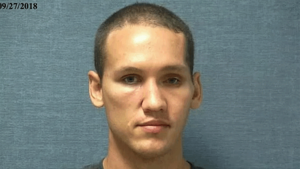 Jacob Stockdale in 2018 booking photo