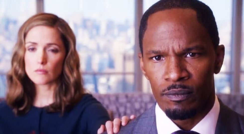 Jamie Foxx in promotional still of Annie