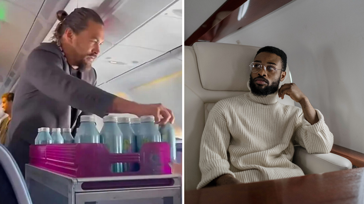 Passengers Realize Their Flight Attendant Looks Familiar - What He Does Next Takes Them by Surprise