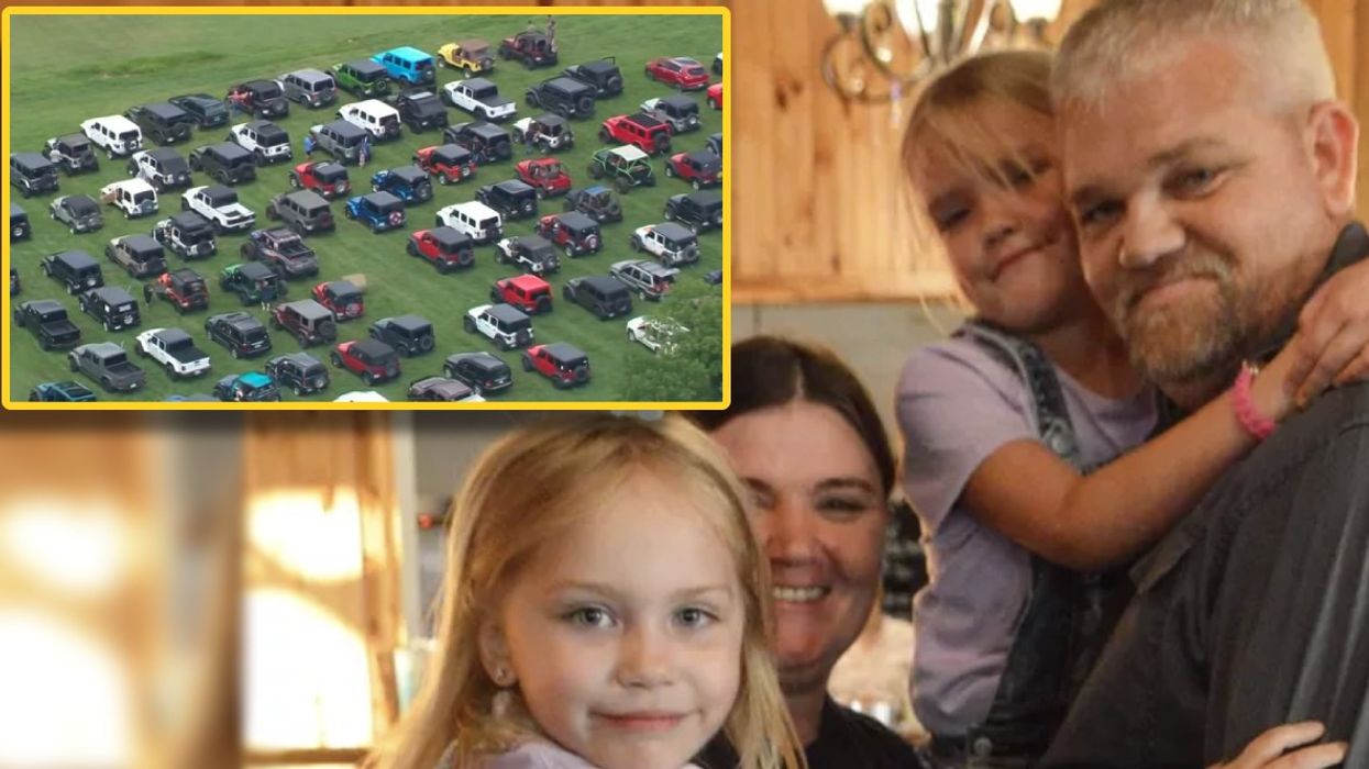 Hundreds of Jeep Enthusiasts Make 9-Year-Old's Wish a Reality by Escorting Her Father's Funeral Procession