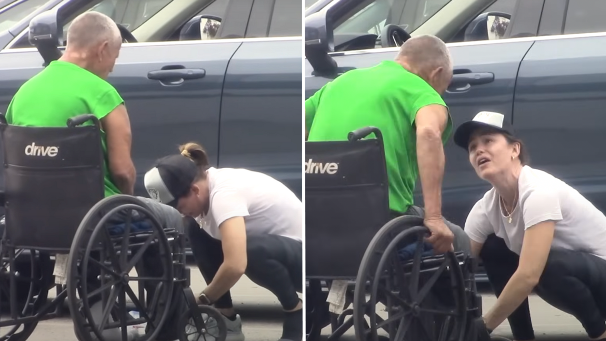 Jennifer Garner Gives Her Shoes to Homeless Man - Goalcast