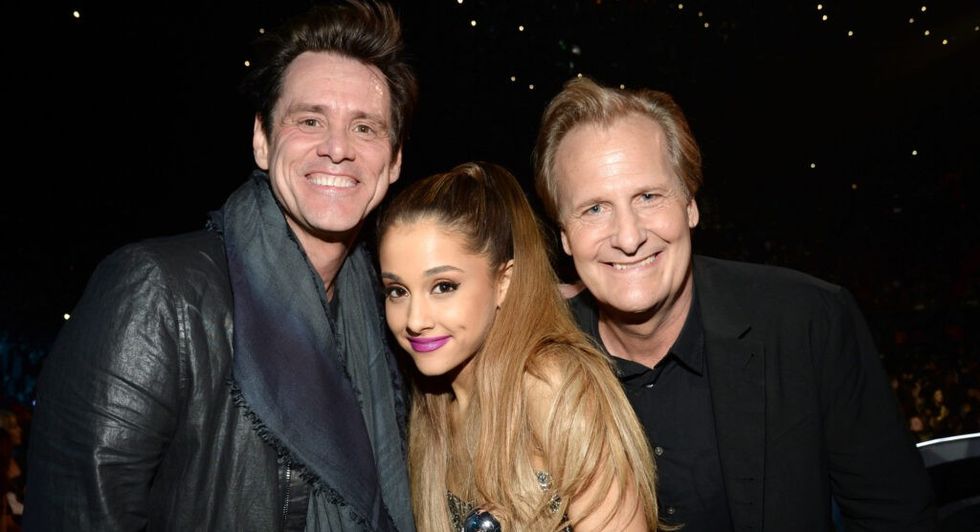 Jim Carrey and Ariana Grande