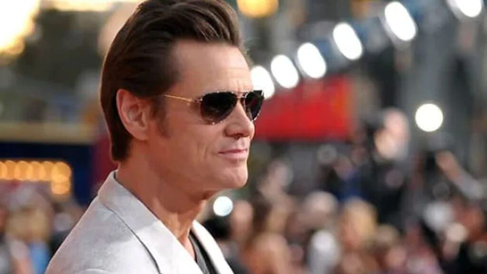 Jim Carrey at Kick-Ass 2 premiere