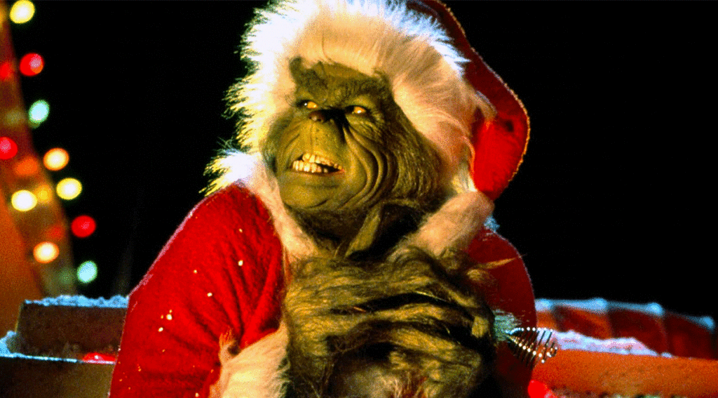 Jim Carrey in How the Grinch Stole Christmas (2000)