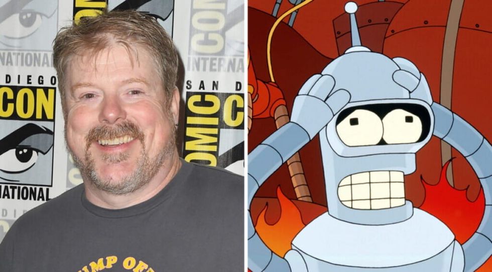 John dimaggio and bender from futurama 1024x567