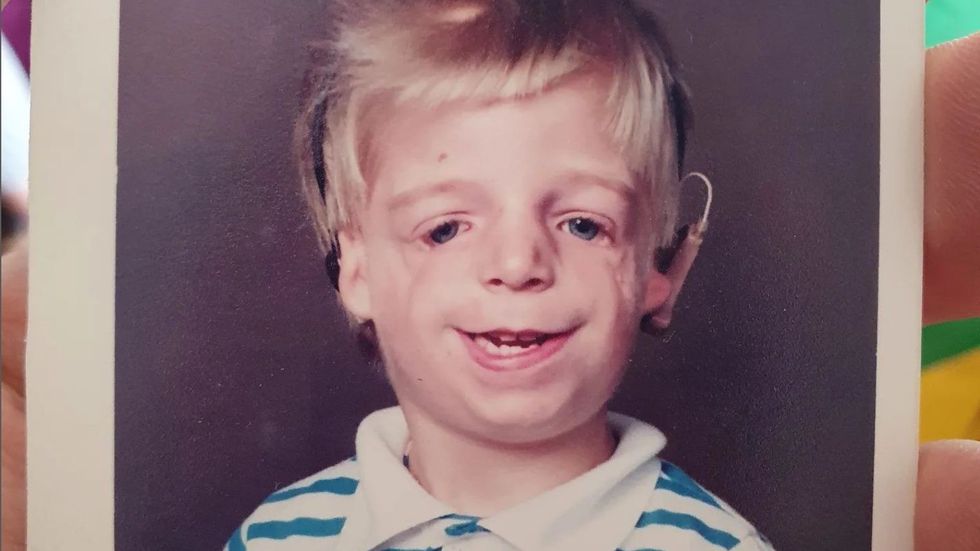 Jono Lancaster childhood photo