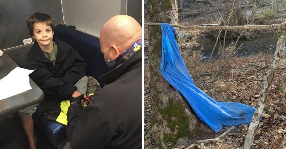 9-Year-Old Boy Survives Alone In The Woods After Being Lost For 3 Days