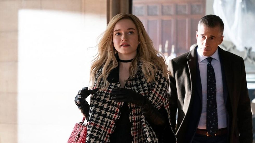Julia Garner as Anna Delvey in Inventing Anna