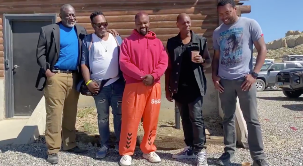 Kanye West thanks 'true friend' Dave Chappelle for flying out to visit him in Wyoming: 'You are a God send'