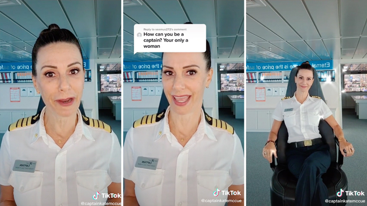 Man Says Women Can't Be Captains - Captain Instantly Shoots Him Down