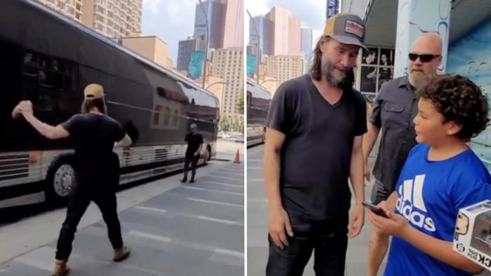 Young Boy Walks Up to Keanu Reeves and Makes One Simple Request  His Response Makes Headlines