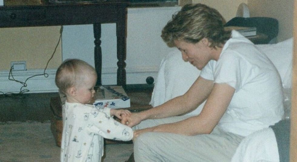 Kim Basinger with young daughter Ireland.