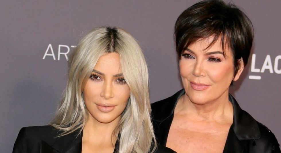 Kim Kardashian and mom Kris Jenner