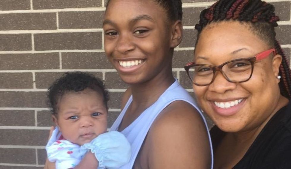 High School Teacher Watches Student’s Newborn Baby While the New Mom Attends Job Fair, Teaches Us a Lesson in Kindness
