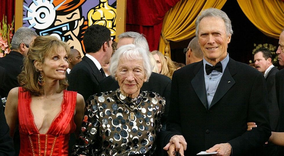 Laurie Murray and Clint Eastwood