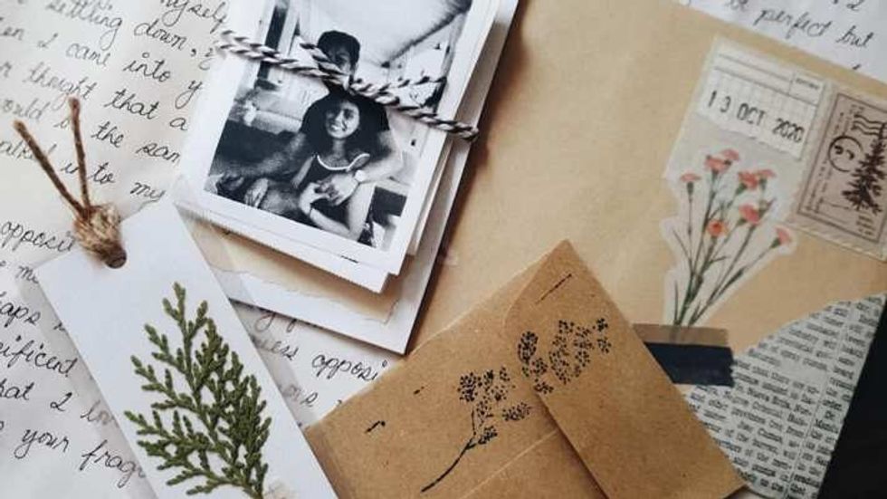 letters and pictures