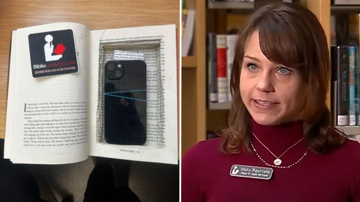 Friend Confides in Librarian About Her Abusive Relationship - So She Uses a Book to Come up With an Ingenious Plan