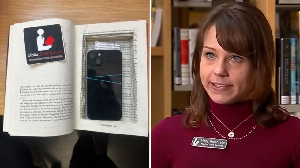 Friend Confides in Librarian About Her Abusive Relationship - So She Uses a Book to Come up With an Ingenious Plan