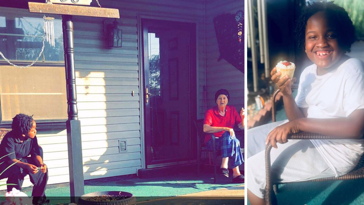 7-Year-Old Boy Visits Elderly Neighbor Five Times a Day - For a Very Special Reason