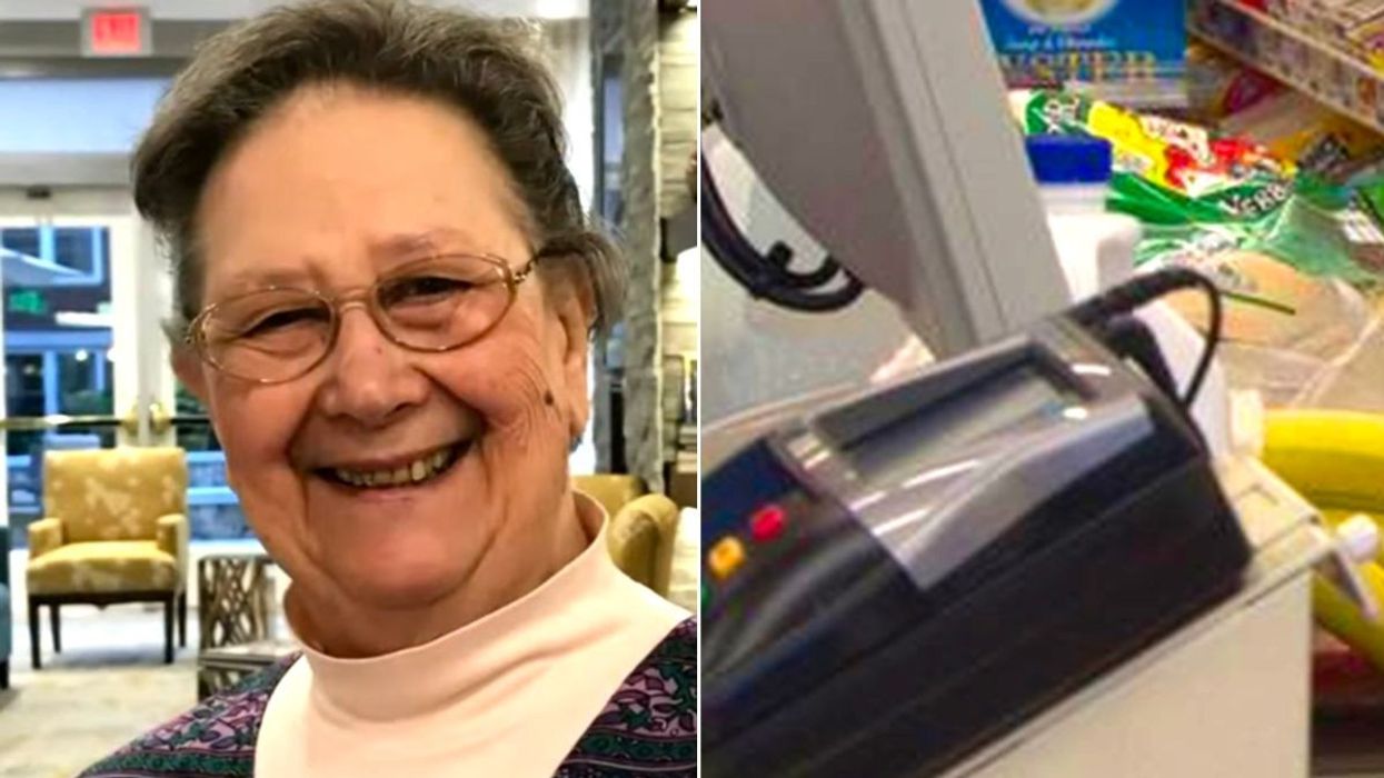 Sad Old Lady Has Her Credit Card Declined in the Line for Groceries – So a Nameless Man Steps in and Does Something She Won’t Forget