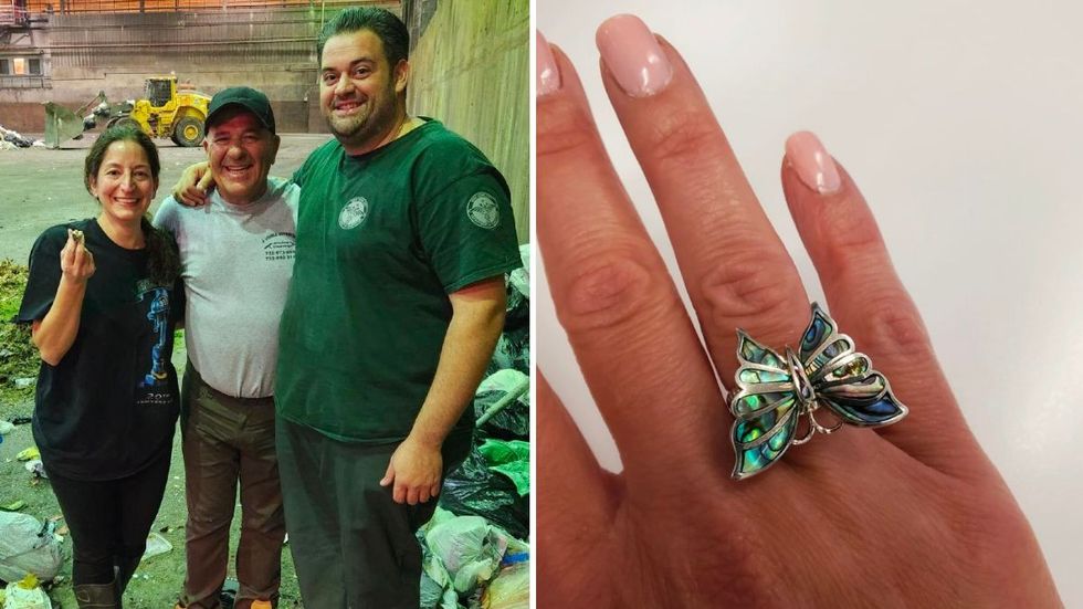 Sanitation Worker Finds a Woman’s Lost Ring in the Trash – Their Kindness Makes Her Breakdown in Tears